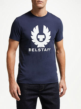 Belstaff Cranstone Large Logo T-Shirt, Deep Navy