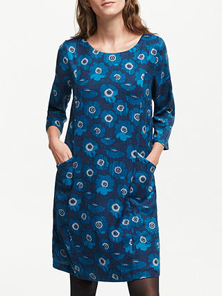 Seasalt Freshwater Printed Dress, Blue