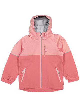 Polarn O. Pyret Children's Waterproof Shell Coat, Pink