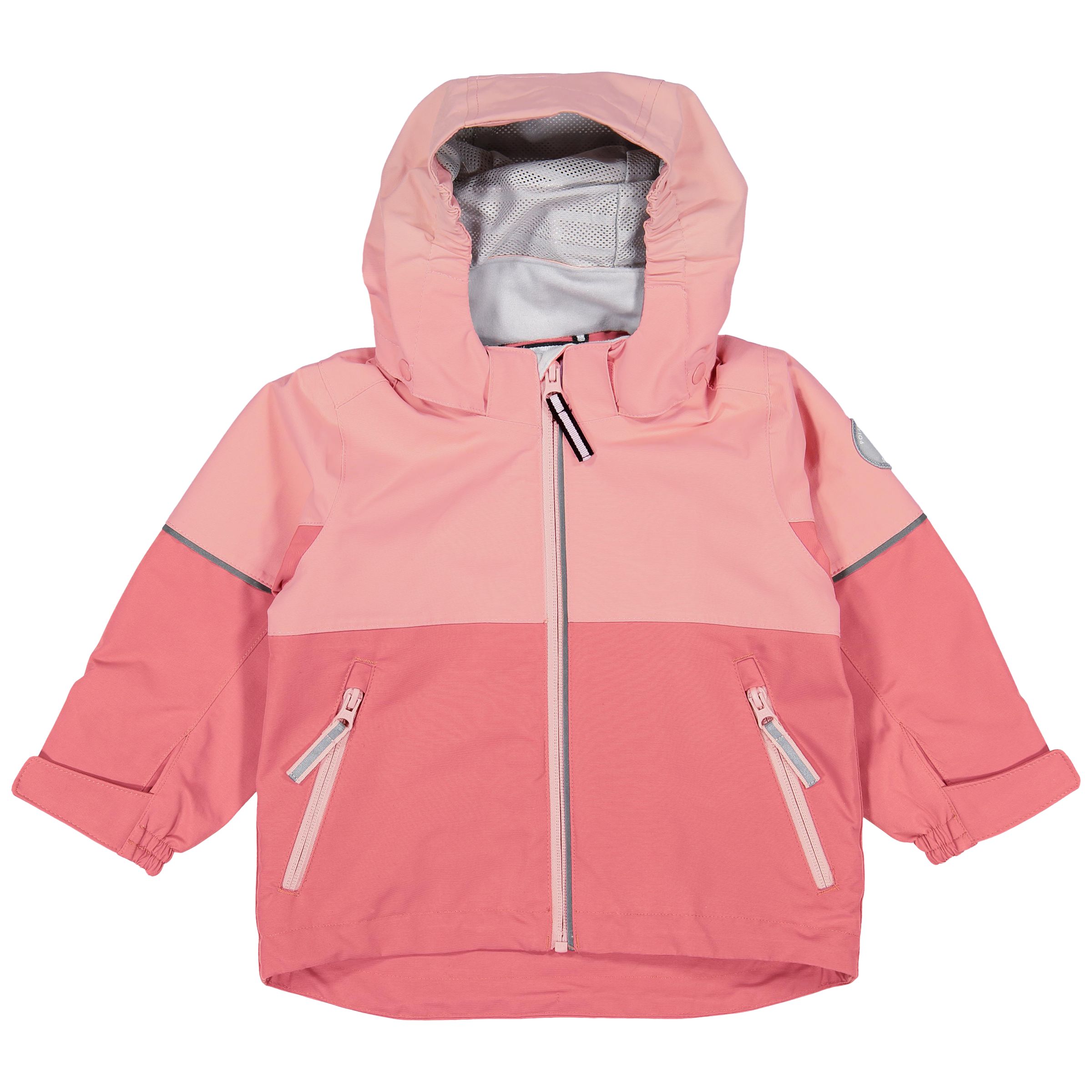 Polarn O. Pyret Baby Waterproof Shell Coat, Faded Rose