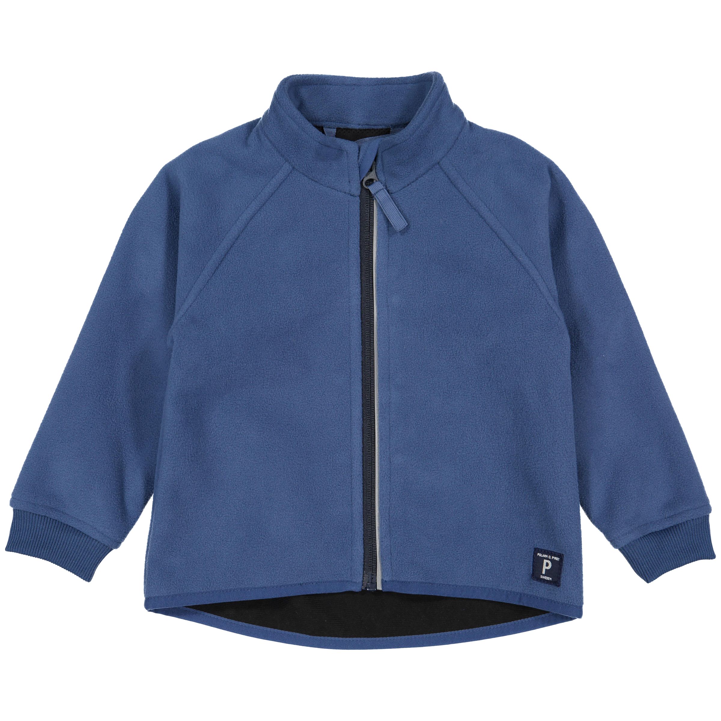 Polarn O. Pyret Baby Waterproof Fleece Jacket, Blue