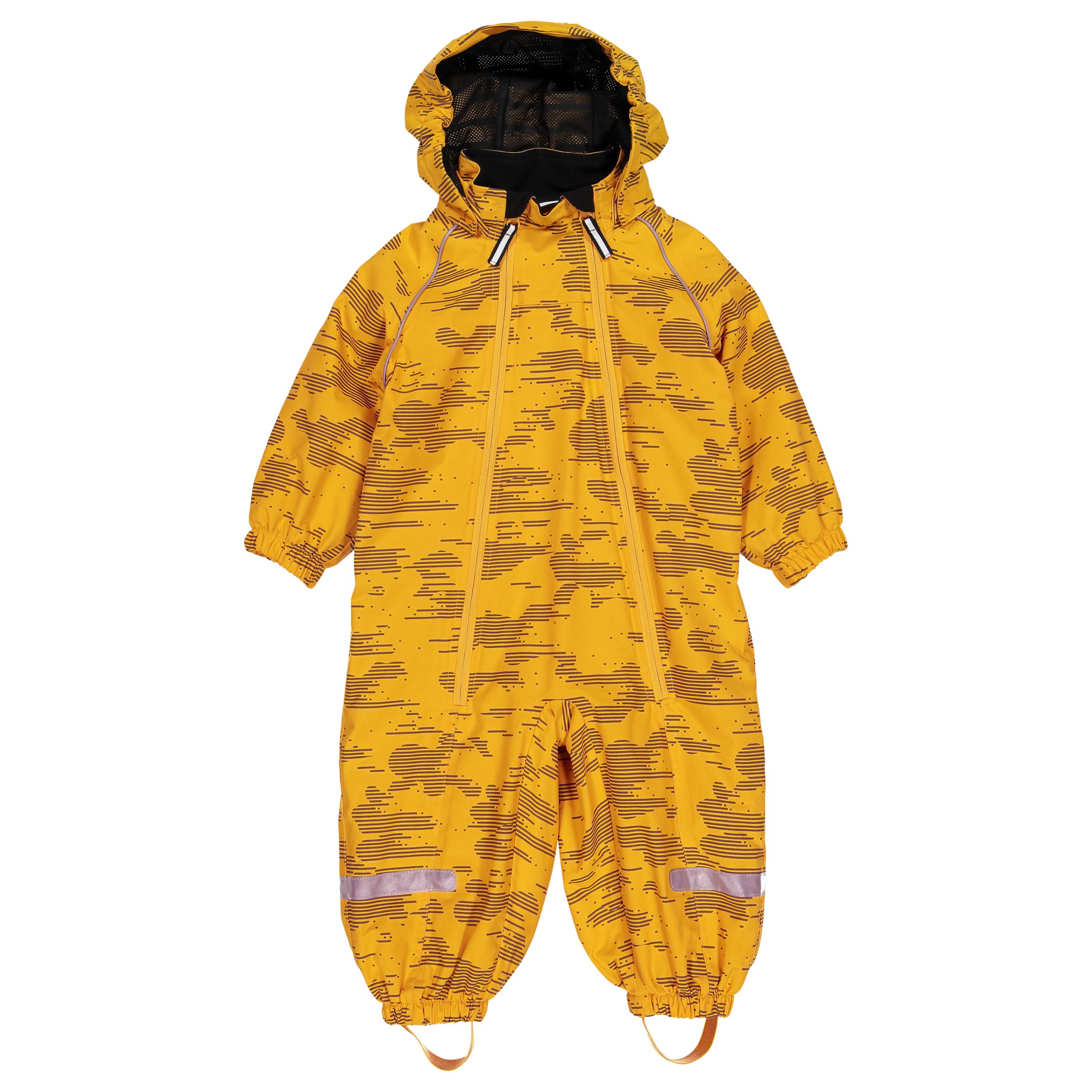 Polarn O. Pyret Baby Fleece Lined Waterproof Overall, Yellow at John ...