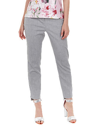 Ted Baker Daizit Stitch Detail Skinny Trousers, Grey