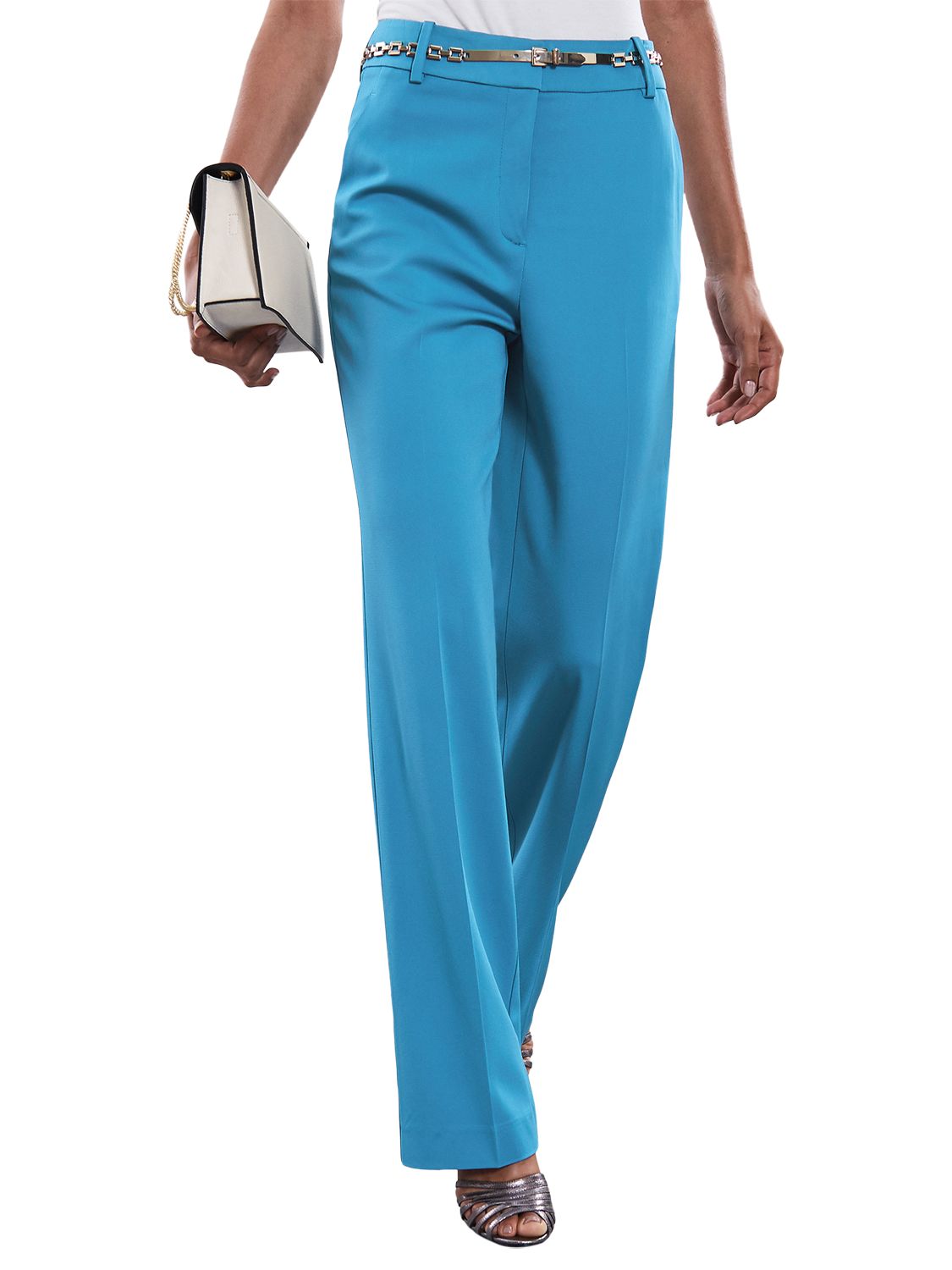 Reiss Belle Bright Trousers, Blue