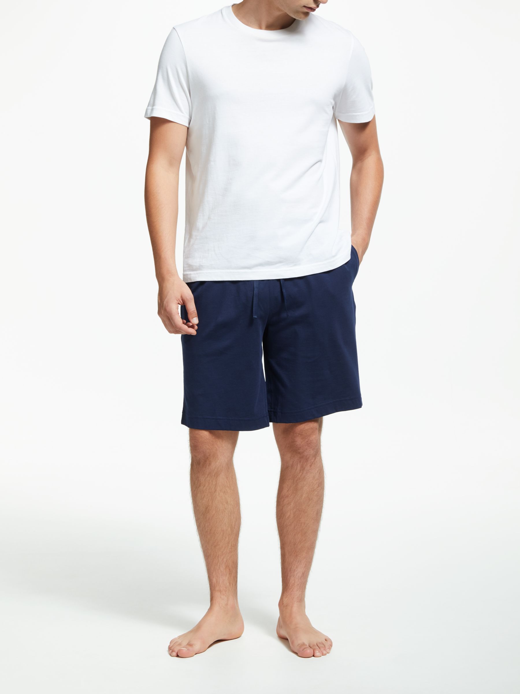 Polo Ralph Lauren Liquid Cotton Lounge Shorts, Navy, S