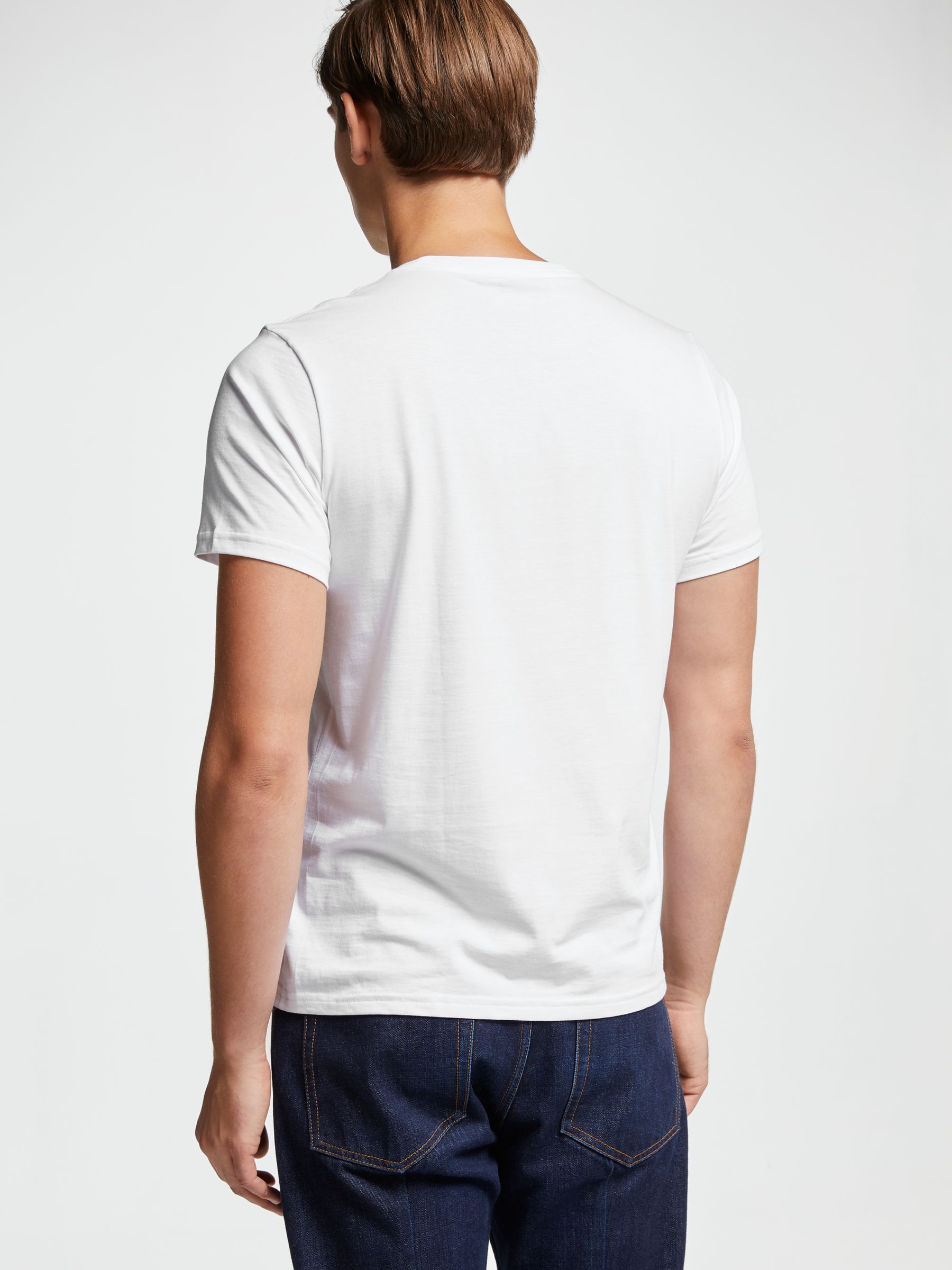 Polo Ralph Lauren Liquid Cotton T-Shirt, White at John Lewis & Partners