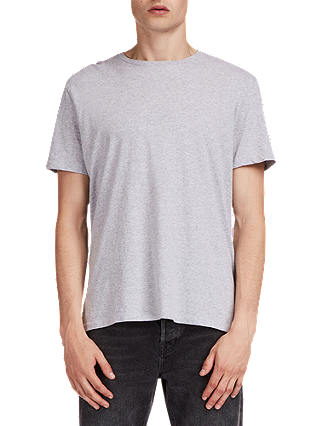 AllSaints Tubular Short Sleeve T-Shirt, Grey Marl