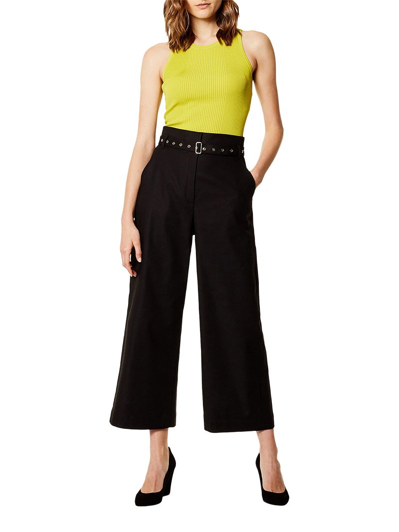 utility cropped trousers