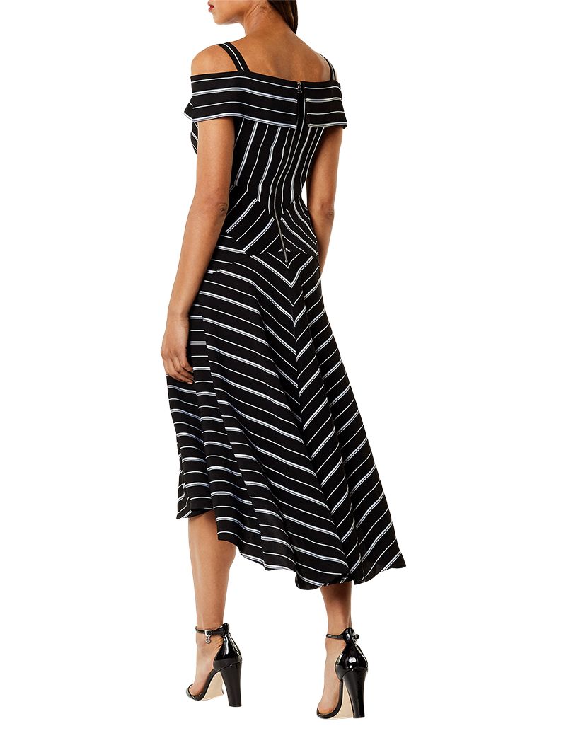 karen millen cold shoulder midi dress