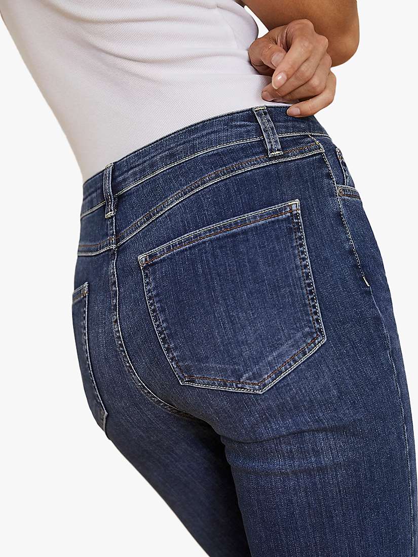 Buy Mint Velvet Houston Turn Up Jeans, Blue Online at johnlewis.com