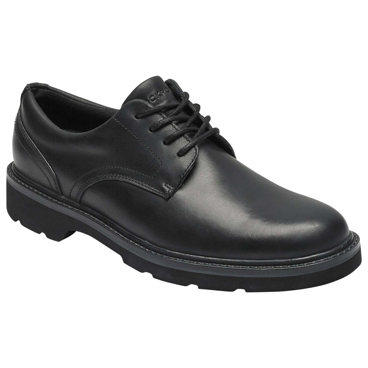 Rockport Charlee Waterproof Derby Shoes, Black at John Lewis & Partners
