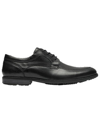 Rockport Dustyn Waterproof Moc Toe Shoes, Black