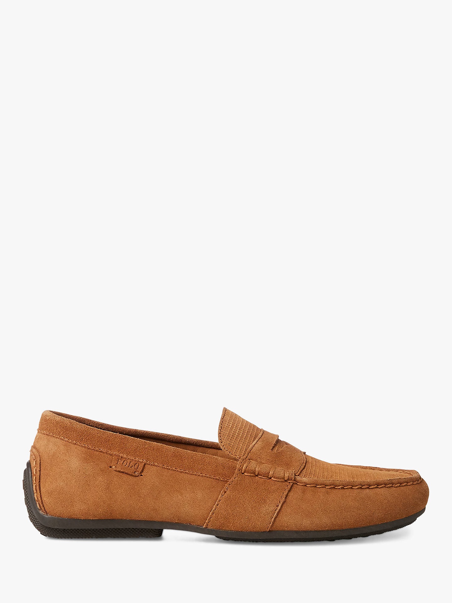 Polo Ralph Lauren Reynold Suede Driving Shoes, New Snuff at John Lewis ...