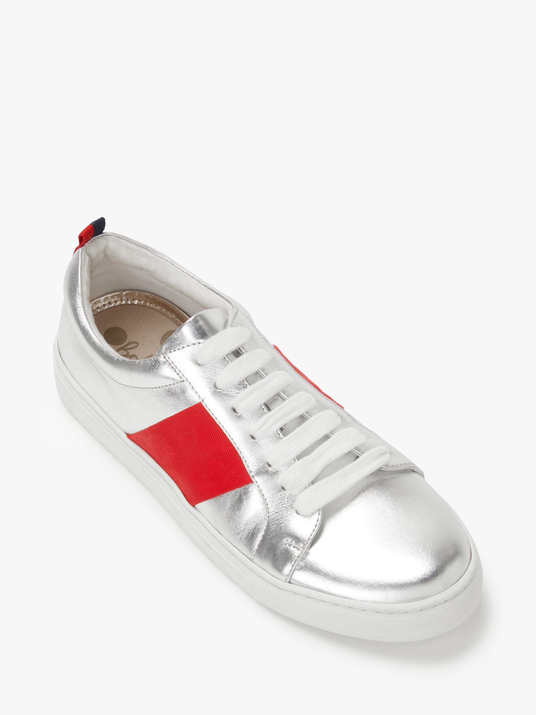 boden silver trainers