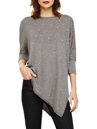 Phase Eight Patricia Knit Top, Grey