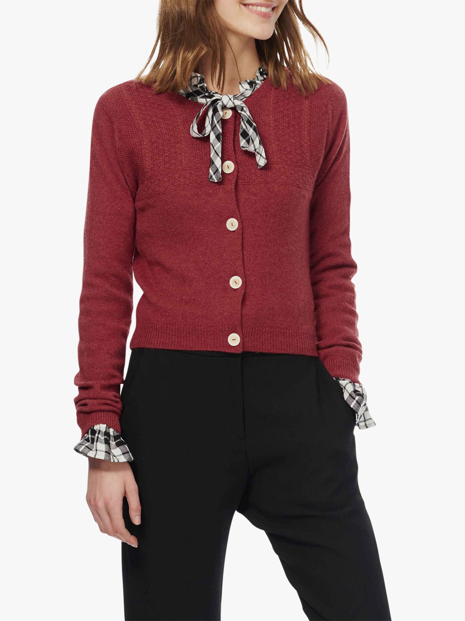  Brora  Guernsey Cashmere Cardigan  at John Lewis Partners