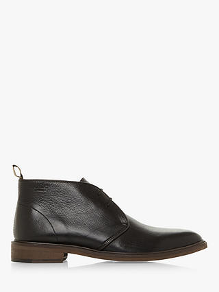 Bertie Mogul Leather Chukka Boots, Black