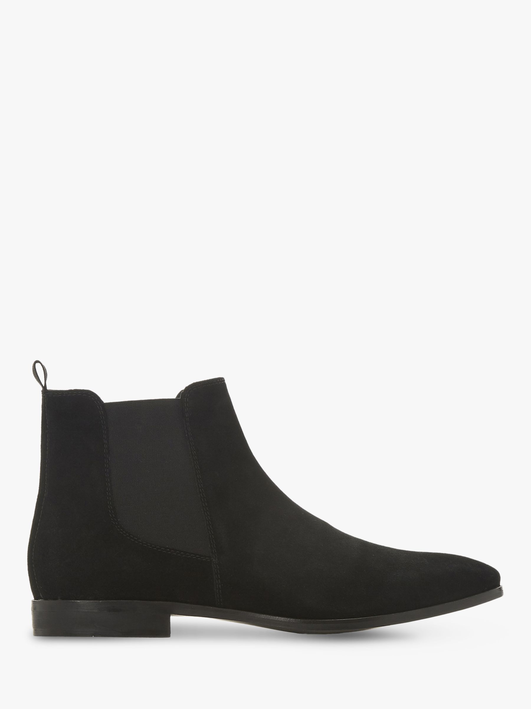 Dune Mayweather Suede Chisel Toe Chelsea Boots