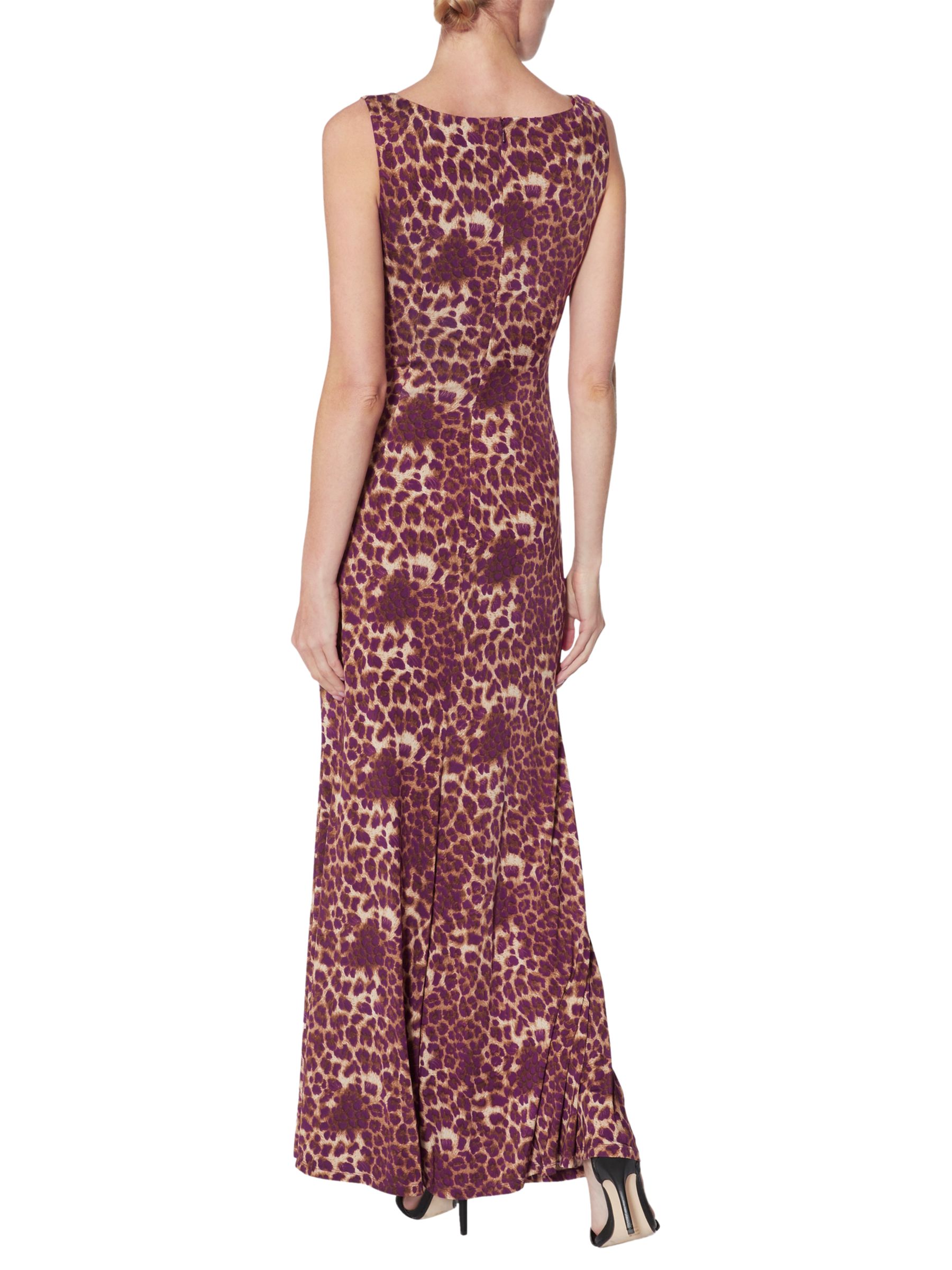 Buy Gina Bacconi Alesana Print Dress, Magenta Online at johnlewis.com