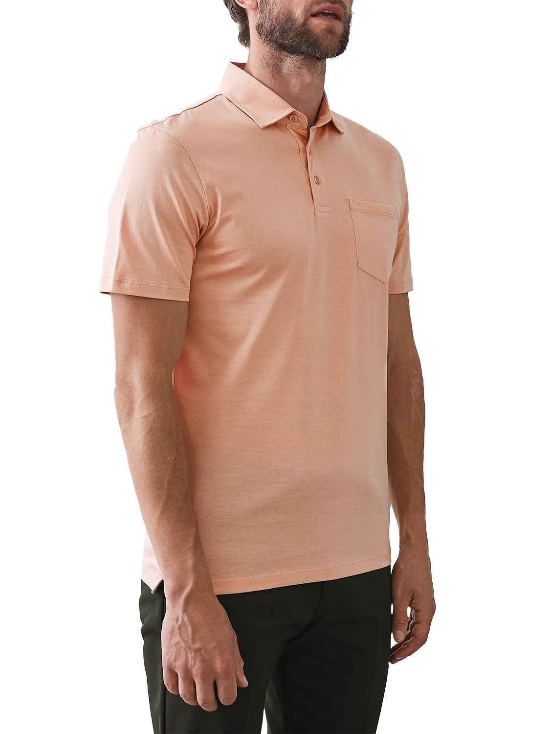 Reiss Elliot Mercerised Cotton Polo Shirt