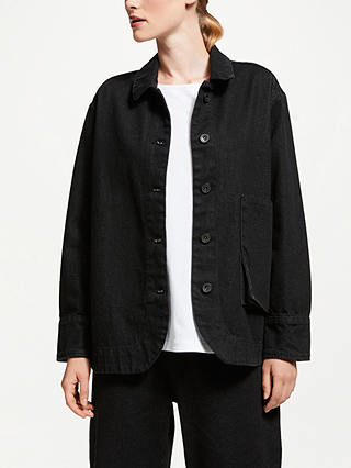 Kin Japanese Workwear Denim Jacket, Black