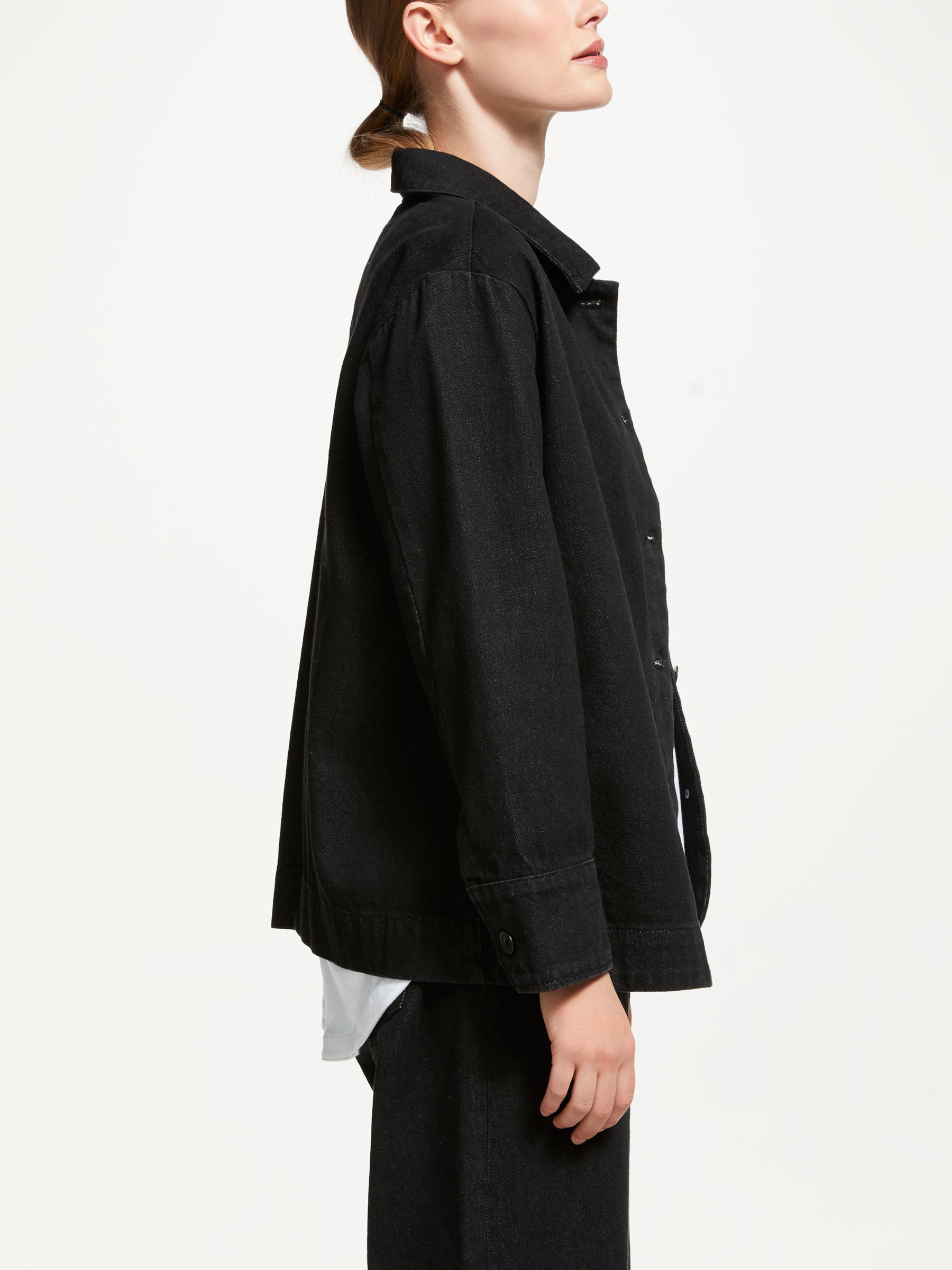 Kin Japanese Workwear Denim Jacket, Black