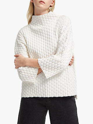 French Connection Mona Mozart Jumper, White