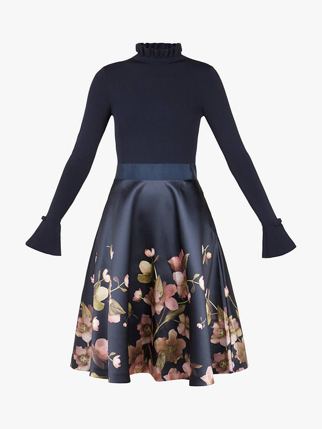 Ted Baker Seema Frill Neck Floral Print ...
