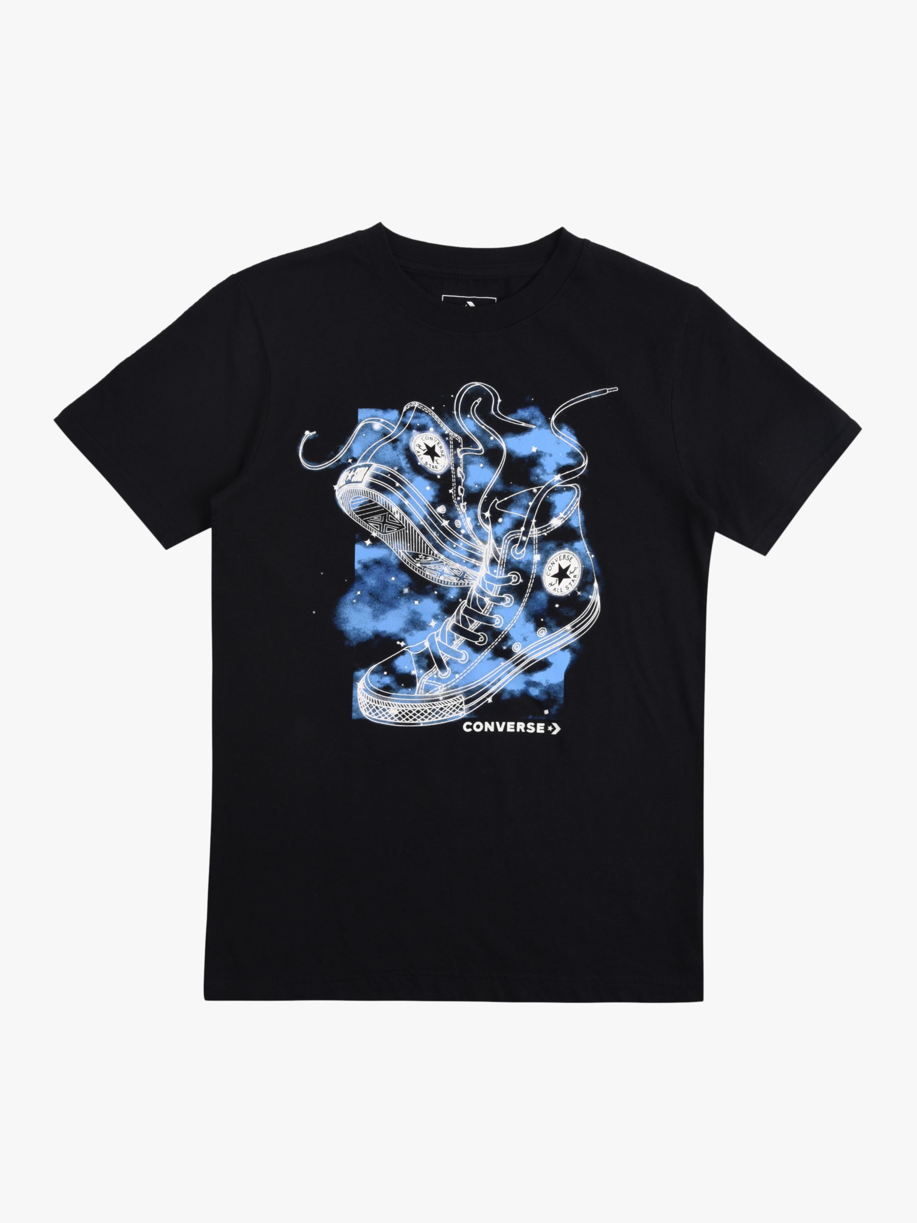 Converse Boys' Cosmic Chucks T-Shirt, Black