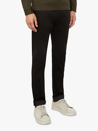 Ted Baker Bunting Straight Fit Jeans, Black