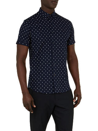 Ted Baker CPalace Short Sleeve Shirt, Navy