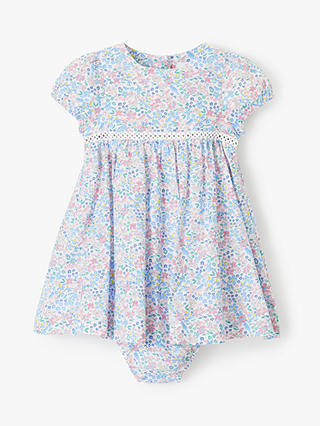 John Lewis & Partners Ditsy Floral Dress and Knickers Set, Multi