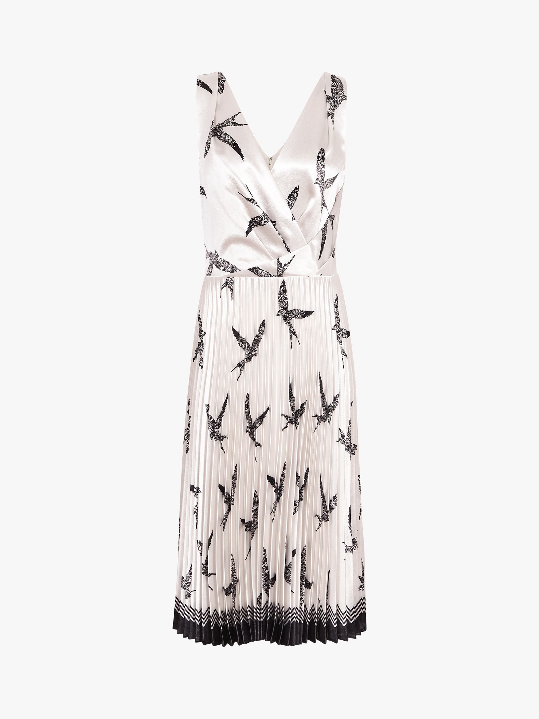 reiss bird print dress