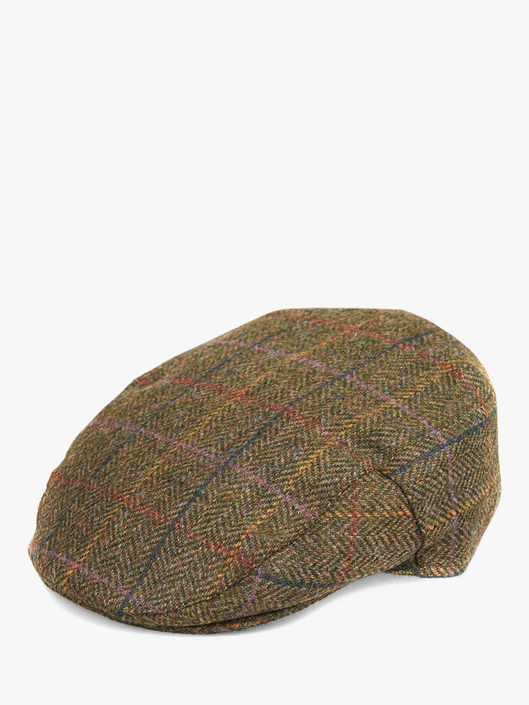 barbour tweed flat cap 