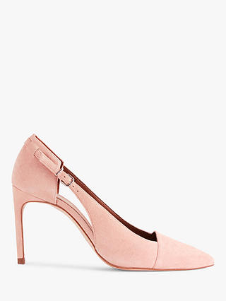 Reiss Halley Buckle Detail Pointed Heeled Court Shoes