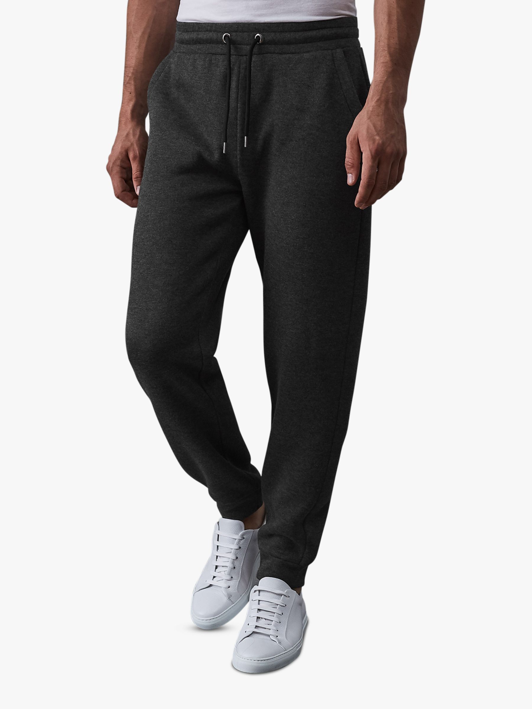 Reiss Toby Jersey Joggers, Charcoal