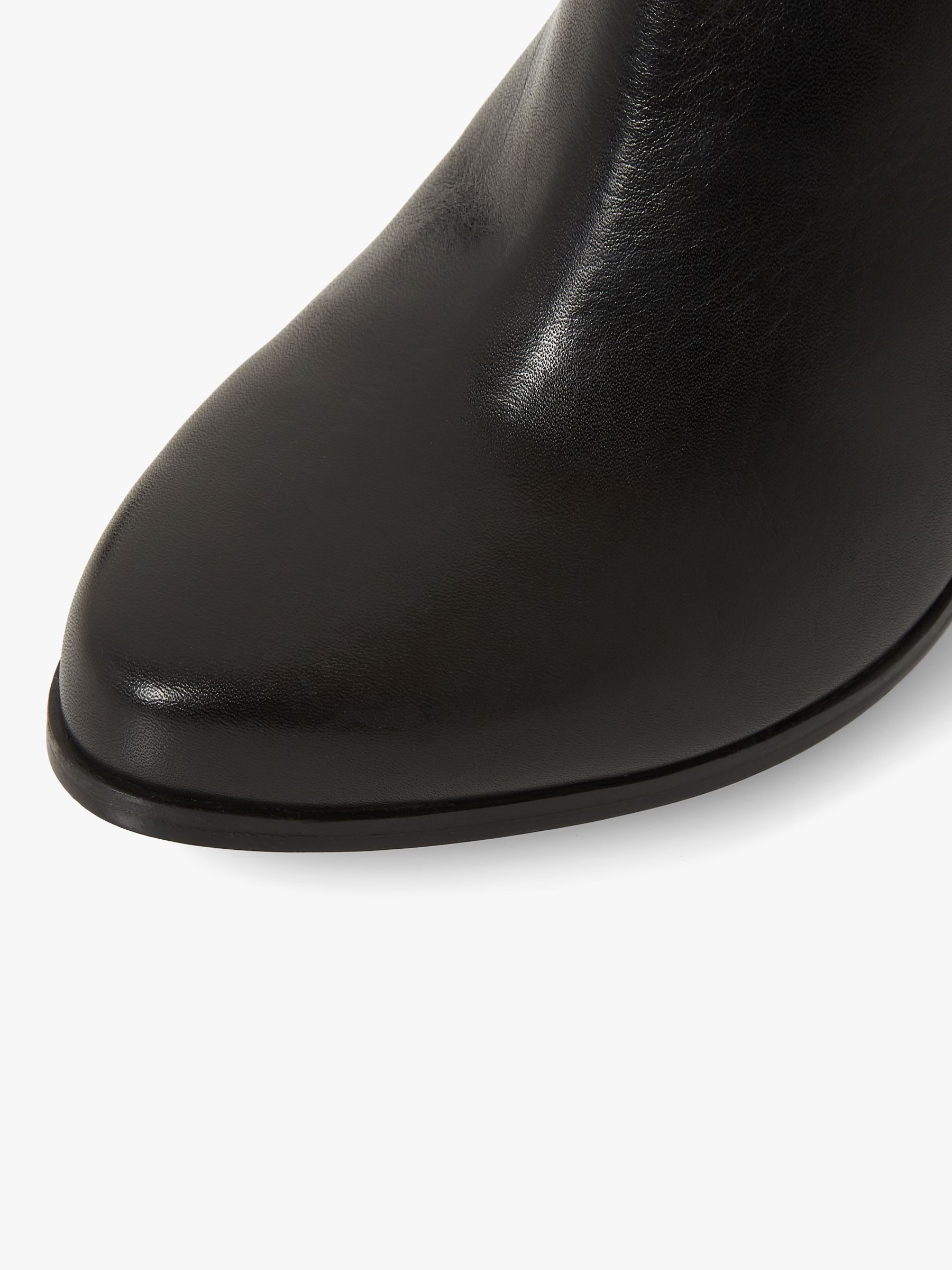 Dune Oleria Mixed Ankle Boots, Black at John Lewis & Partners