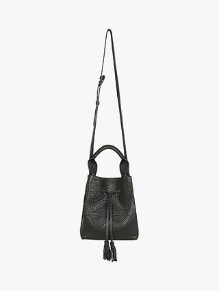 Gerard Darel Mini Saxo Leather Shoulder Bag