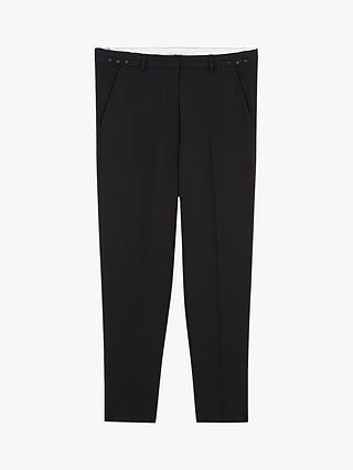 Gerard Darel Tailored Mid-Rise Trousers, Black