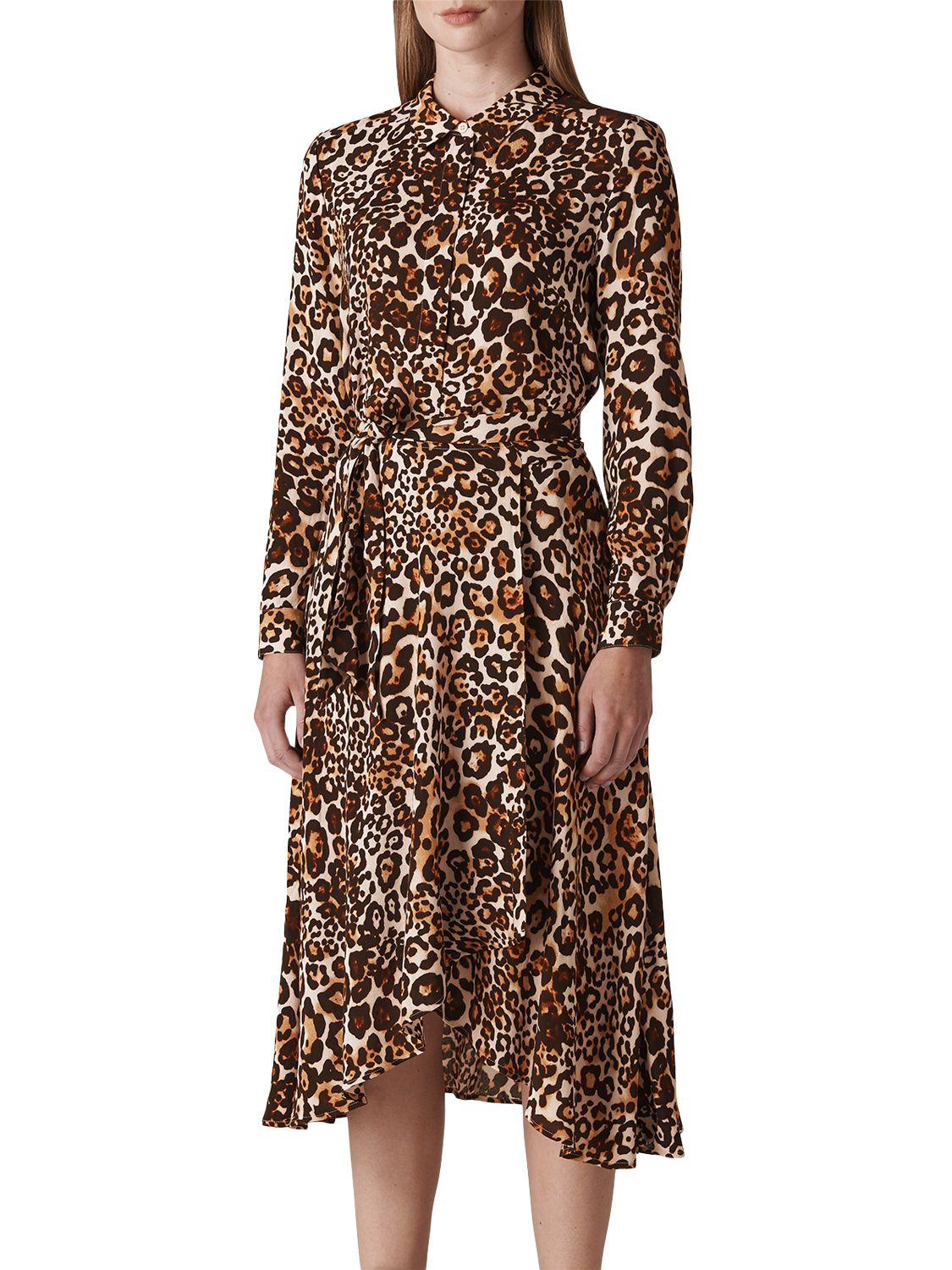 whistles leopard print dress