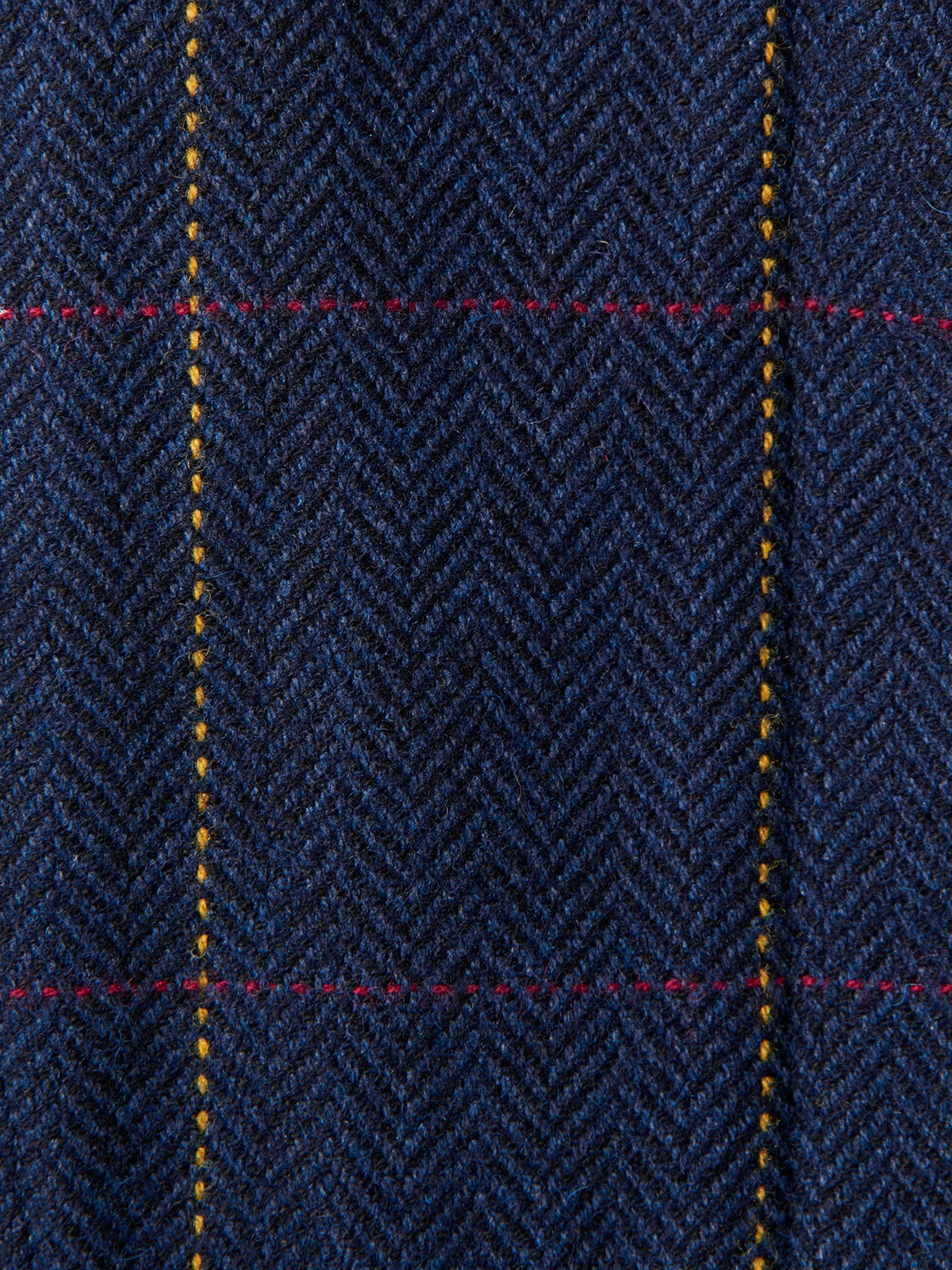 Joules Fieldcoat Tweed Coat | Navy Tweed at John Lewis & Partners