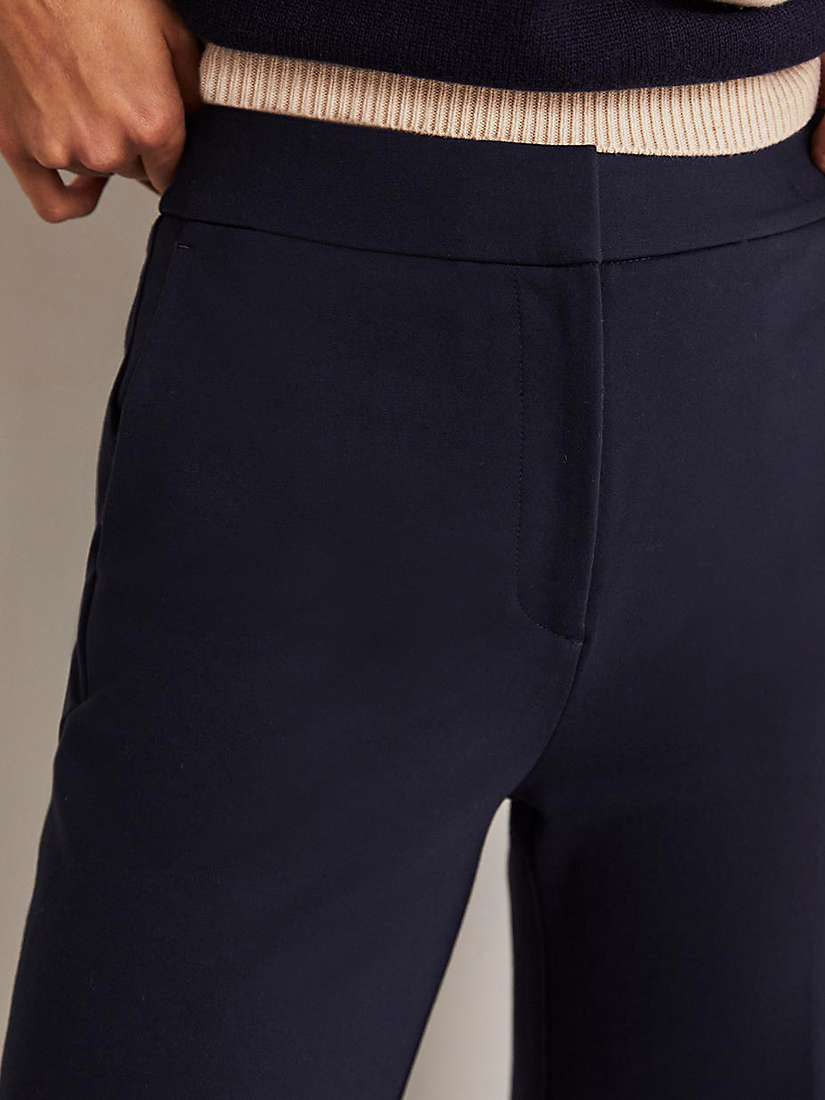 Buy Boden Hampshire Ponte Trousers, Navy Online at johnlewis.com