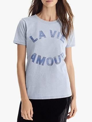 J.Crew La Vie Amour T-Shirt, Indigo