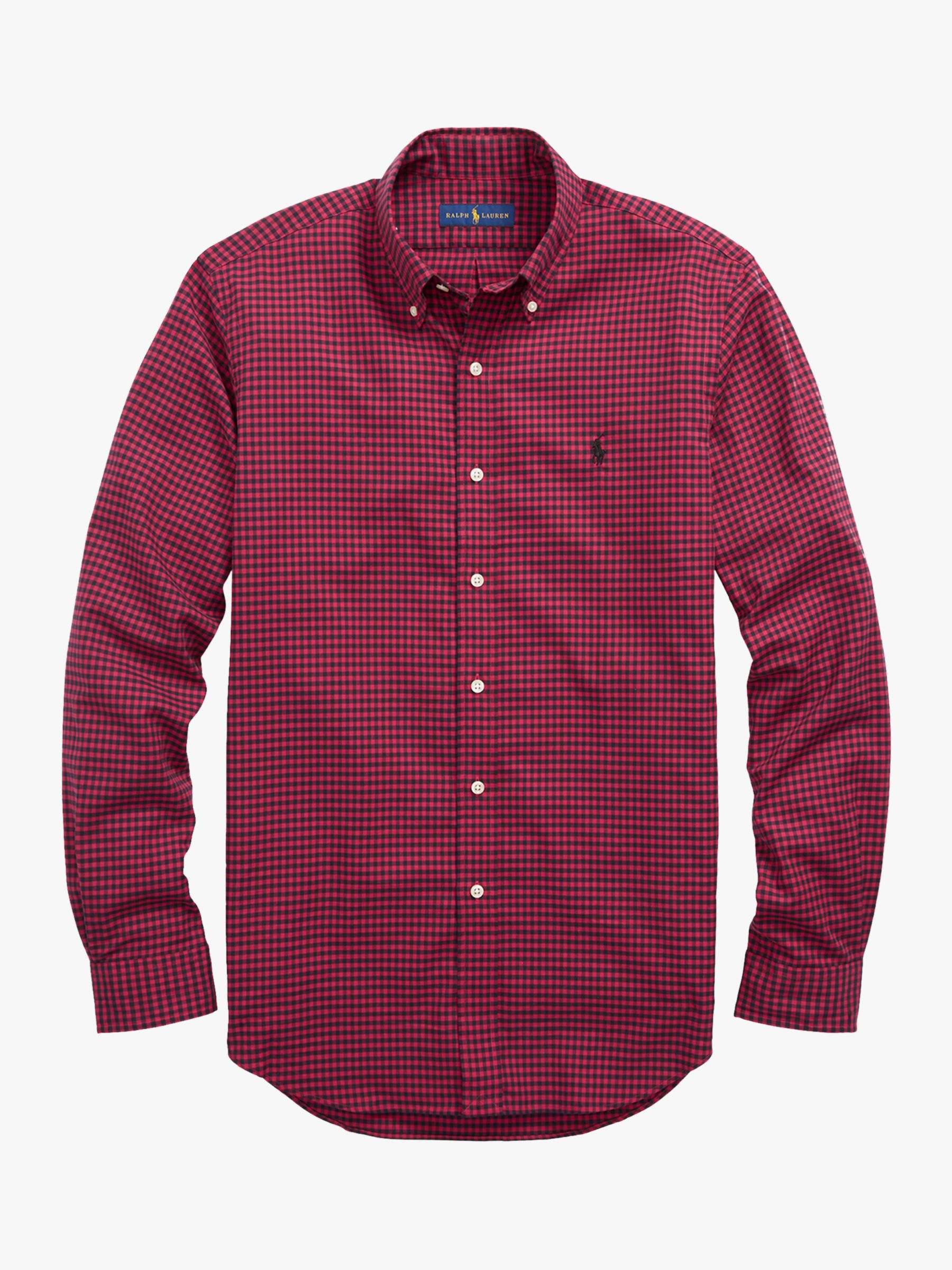red and black polo ralph lauren shirt