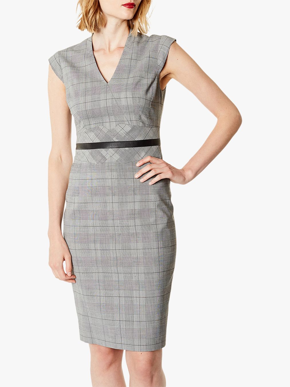 karen millen grey dress