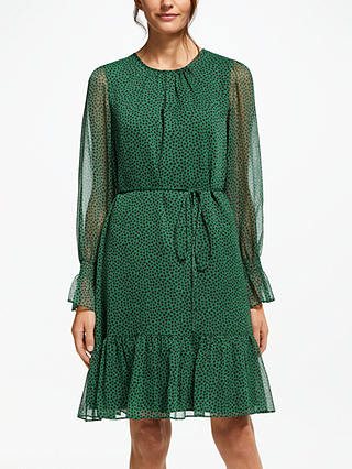 Boden Libby Dress, Amazon Green Petal