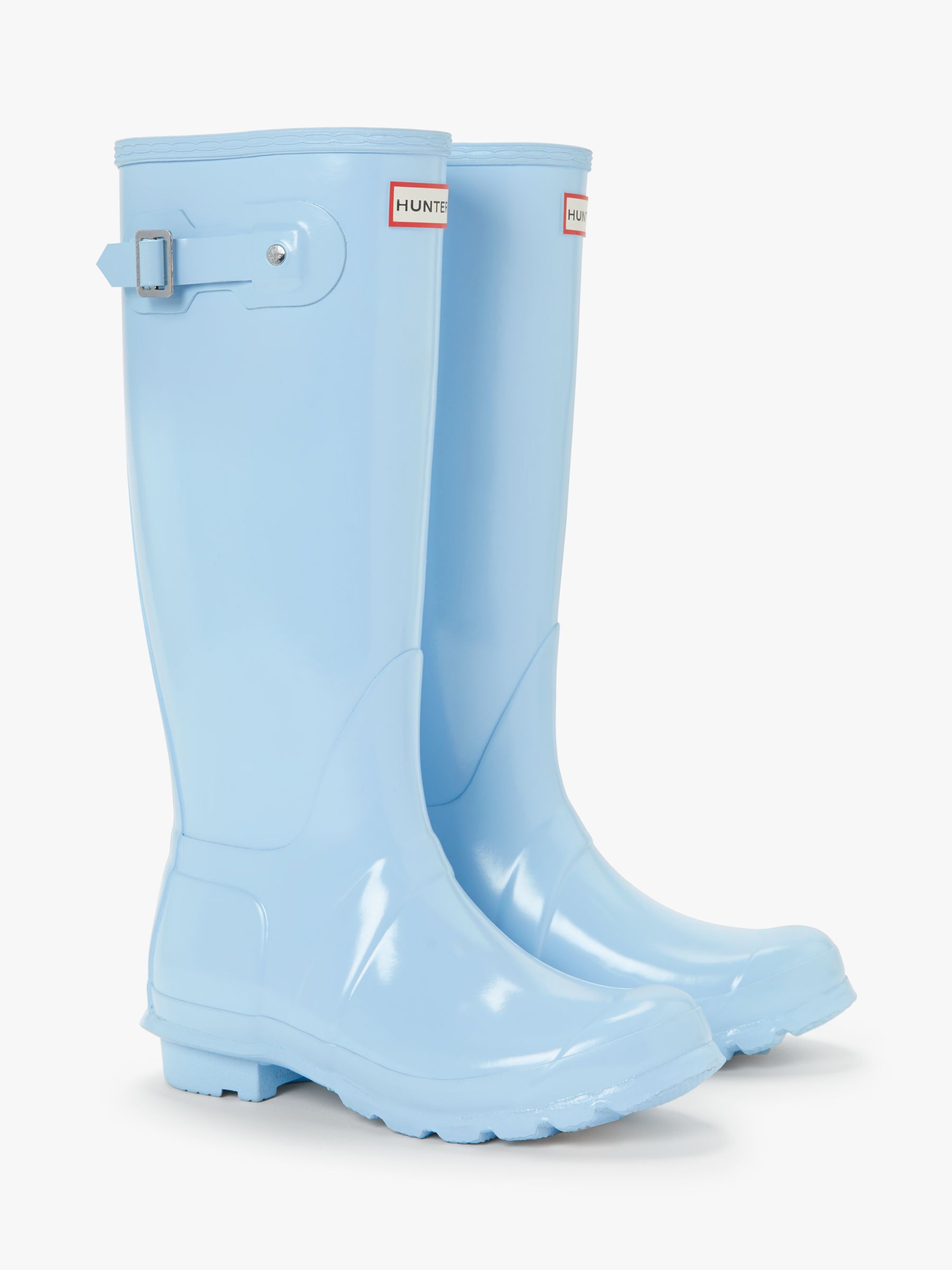 baby blue hunter rain boots