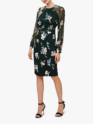 Phase Eight Abrianna Print Dress, Forest