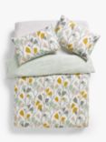 John Lewis Ines Duvet Cover Set, Citrine