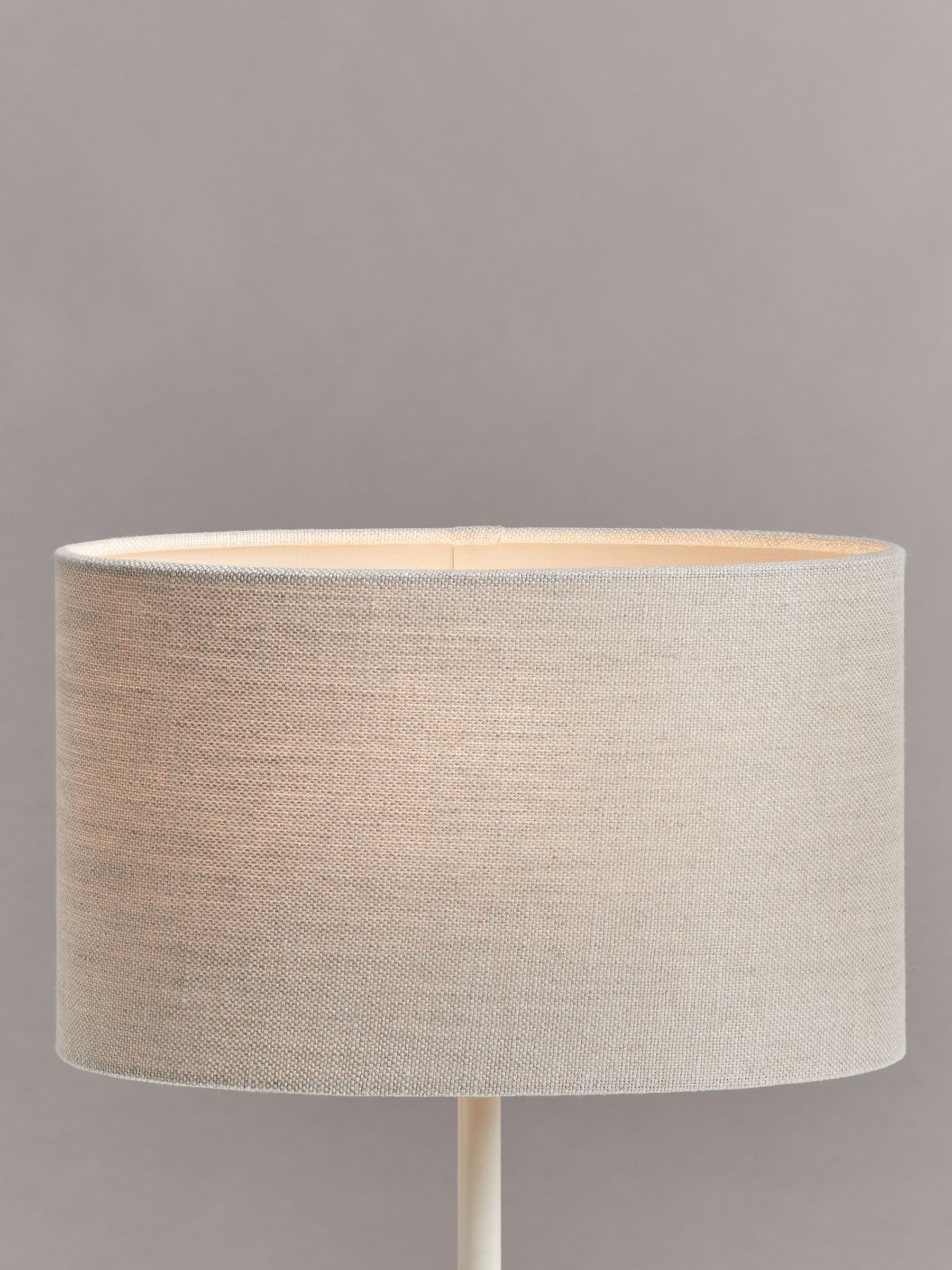 Photo of John lewis sophia pure linen oval lampshade natural